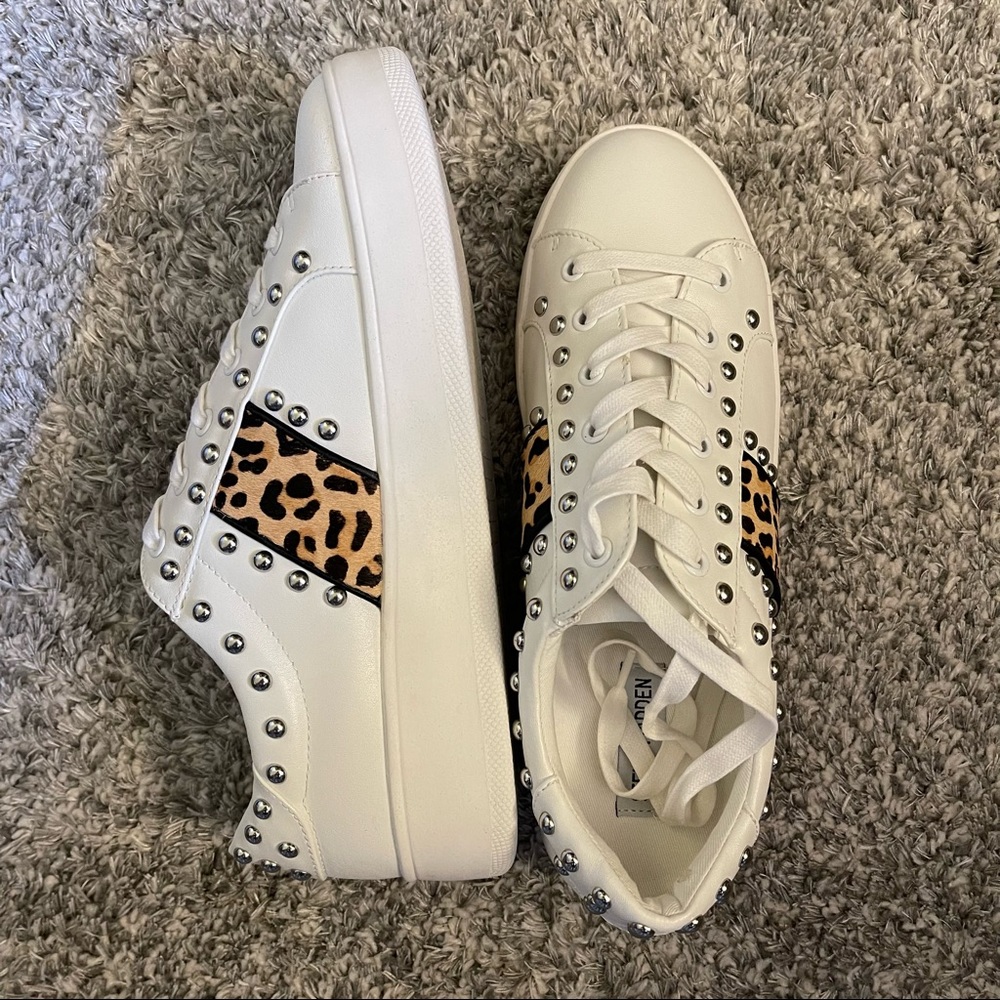 STEVE MADDEN Belle leopard sneaker. Size 10, new, never worn! - Picture 2 of 5